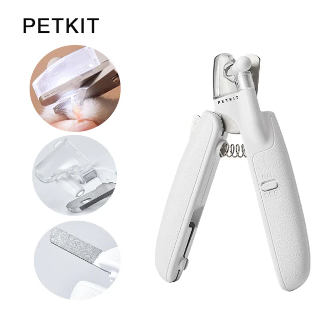 Машинка для стрижки когтей Petkit LED nail Clippers, подсветка, LR44*3