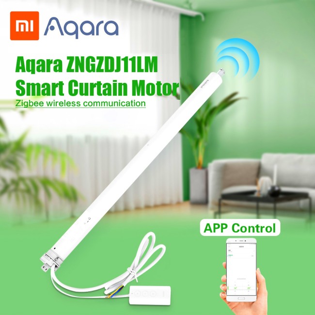 Мотор для рулонных штор Aqara Roller Shade  (SRSC-M01), ZigBee, 39х41х594мм