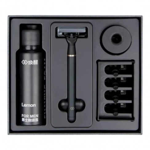 Комплект для бритья Xiaomi Manual Razor Set (H600-8), 4 насадки+пена