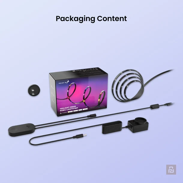 Лента адресная Yeelight Obsid Rgbic Lightstrip (YLFWD-0025), 2м, 12Вт, 200Лм/м, Matter, до 5м