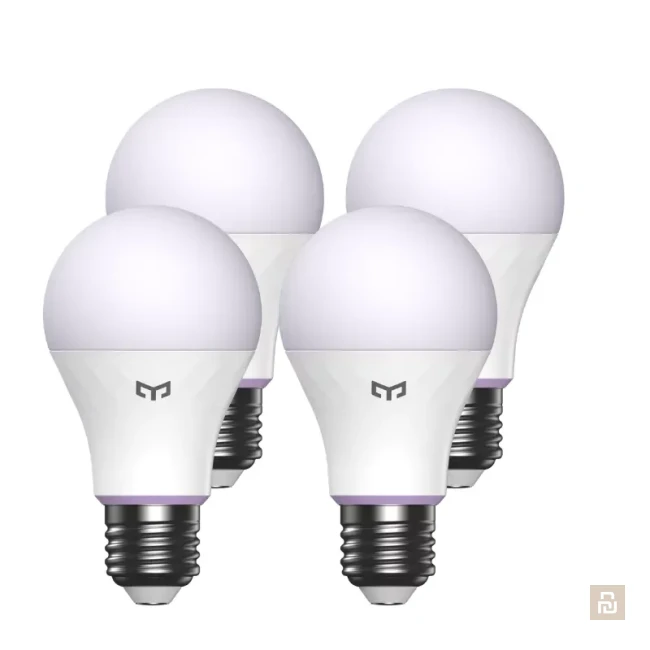 Лампа E27 Yeelight Smart LED Bulb W4 Lite (YLQPD-0011), Wi-Fi, 9Вт/806Лм, RGB/1700-6500K