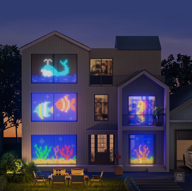 Штора-гирлянда Yeelight Curtain Lights (YLYDD-0053), 1,5x2м, 475 ламп, RGBIC+BLE