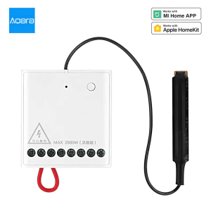 Реле Aqara Wireless Relay (LLKZMK11LM), ZigBee, 2-х канальное, 2500Вт