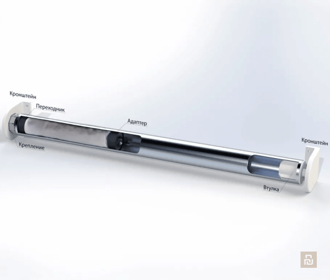 Комплект для сборки рулонной шторы Aqara, труба Ø40/42/46/50/61, 1-2.5м, пр-во Франция