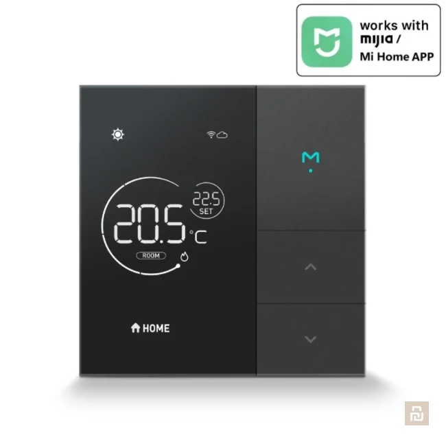 Термостат электрического пола Heatcold Electric Heating Smart Thermostat M2 (TH1230E), WI-FI, MiHome, RTOS, 5-35