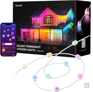 Гирлянда наружная Yeelight Smart Outdoor Permanent String Light (YLYDD-0044), RGBICW, 30/60/90 ламп