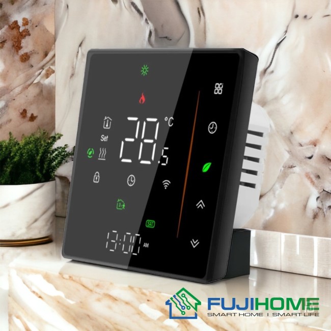 Термостат электрического пола FUJIHOME FHW-650B, WI-FI, датчик