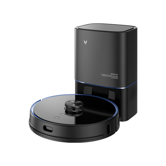 Пылесос-робот с базой самоочистки Viomi Alfa S9 (V-RVCLMD28), 2500Па/5200мАч