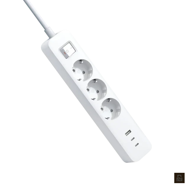 Удлинитель Xiaomi 3AC1A2C (XMCXB01EU), 20 Вт 