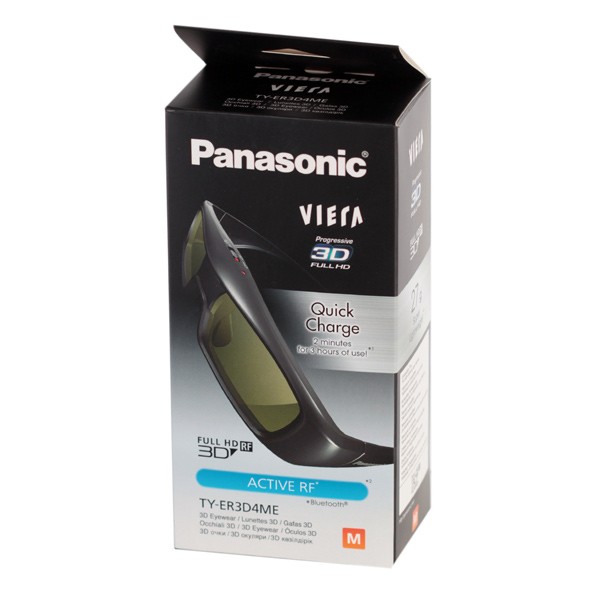 Очки для ТВ 3D Panasonic TY-ER3D4ME, Active RF, Full HD, Quick Charge