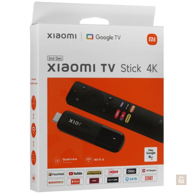 ТВ приставка Xiaomi TV Stick 4K 2nd (MDZ-33-AA), UHD, 2+8Гб, Amlogic S905X5M, Google TV™14