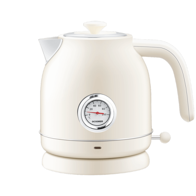 Чайник Qcooker Electric Kettle QS-1701, 1.7л, 1800Вт, датчик температуры, Еврокабель