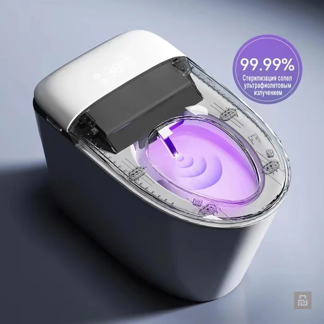 Унитаз умный MEISHIDA-W990, полный автомат, бачок, powerbank