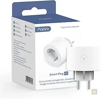 Розетка умная Aqara Smart Plug (SP-EUC01), ZigBee 3.0, 2300Вт/10А