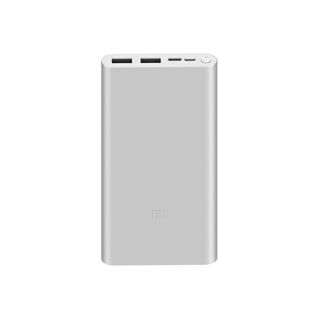 Внешний аккумулятор Xiaomi Mi PowerBank 3 (PLM13ZM), 10000мАч, 18Вт, USB-C, двусторонняя быстрая зарядка