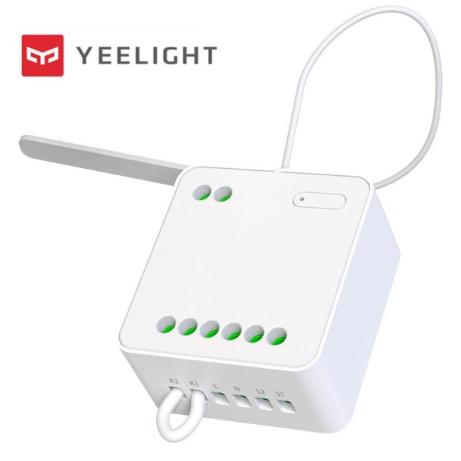 Реле двухканальное Yeelight Smart dual control module (YLAI002), WiFi/BLE 