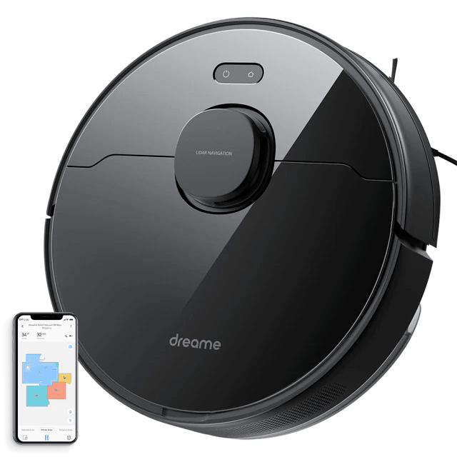 Пылесос-робот с влажной уборкой Dreame Bot D9 Max (RLS5-BL1), LDS, 4000Па/5200мАч
