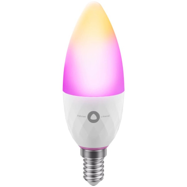 Лампа Яндекс (YNDX-00017), E14, 4.8Вт/430Лм, Wi-Fi, RGB-2700-6500K