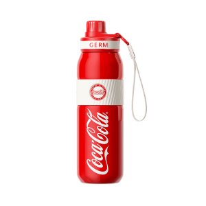 Термос GERM & Coca Cola (GE-CK23AW-B37), спортивный, сталь 316, 580/850мл