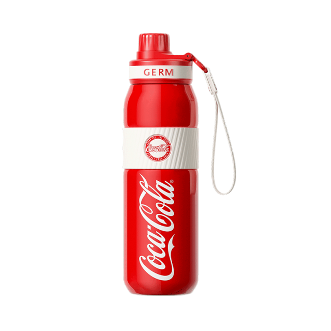 Термос GERM & Coca Cola (GE-CK23AW-B37), спортивный, сталь 316, 580/850мл