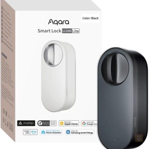 Дверной замок Aqara Smart Lock U200 Lite (‎EL-D03E), Thread/ Bluetooth 5.1/NFC/Apple Home, 2000мАч