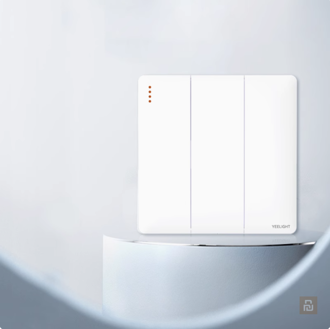 Выключатель настенный Yeelight Switch (A7x2), 1- 4кл.