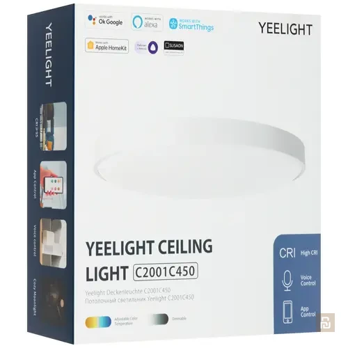 Светильник потолочный Yeelight Ceiling Light С2001C450 (YLXD036), 450x94мм, 50Вт/3000Лм, 2700-6500K
