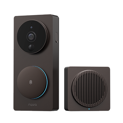 Видеодомофон Aqara Smart Door Bell G4 (SVD-KIT1), Wi-Fi/Matter, 1080p, IPX3, до 512Гб, 6хAAA