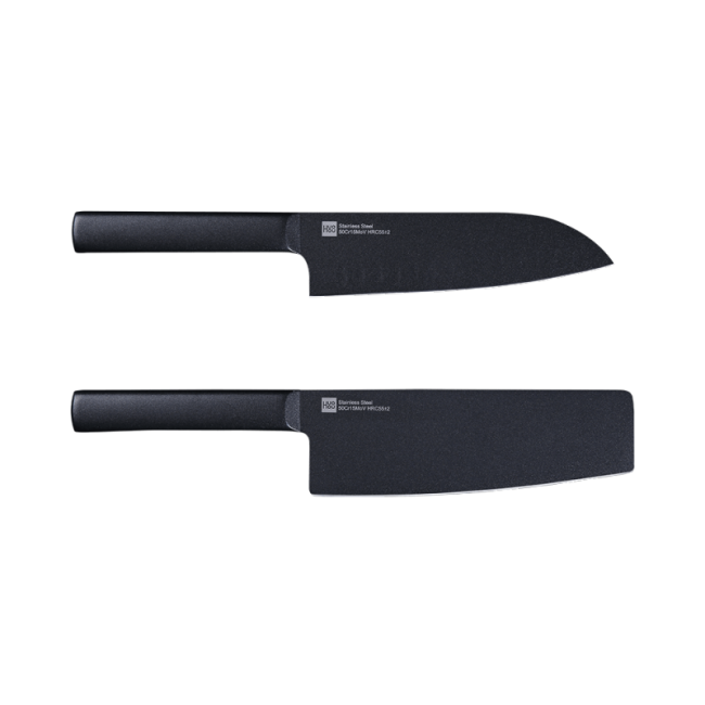 Набор ножей HuoHou Black non-stick heat knife, 2шт. (298+307мм)