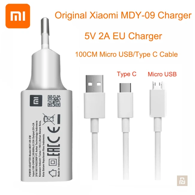 Блок питания Xiaomi (MDY-09-EW), 10Вт, 5В/1A, белый