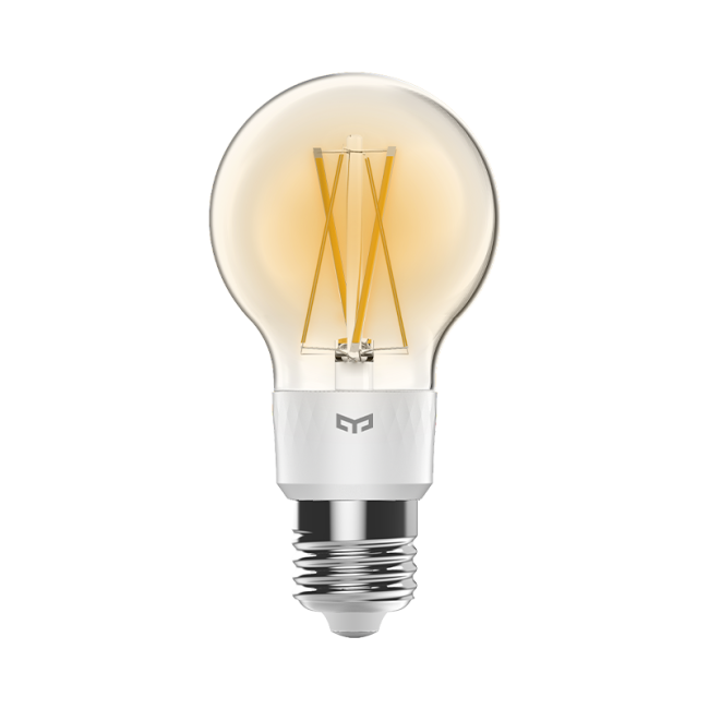 Лампа E27 Yeelight Smart Filament Light (YLDP12YL), 6Вт, Slisaon/Flex, 2700K