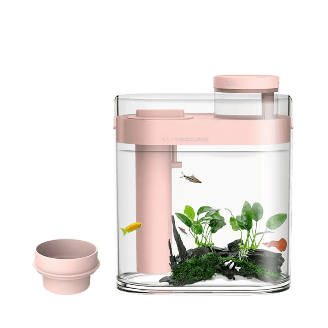 Аквариум с увлажнителем Descriptive Geometry Amphibious Fish Tank (HF-JHYGQC002)