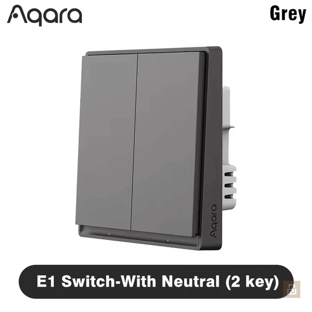 Выключатель настенный Aqara Wall Light Switch E1 (QBKGxxLM), ZigBee 3.0