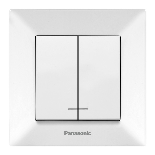 Выключатель Panasonic Arkedia Slim (WKTT00102BG), механический, с индикацией