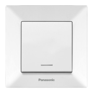 Выключатель Panasonic Arkedia Slim (WKTT00102BG), механический, с индикацией