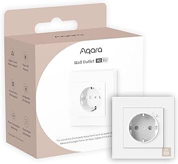Розетка настенная Aqara Wall Outlet H2 EU (WP-P01D), Zigbee 3.0