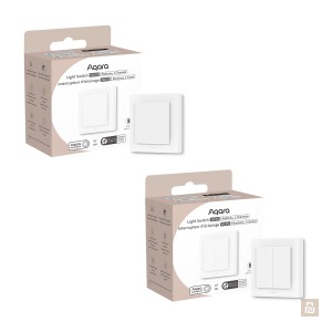 Выключатель настенный Aqara H2 EU Wall Switches (WS-K07D),  Zigbee/Thread/BLE