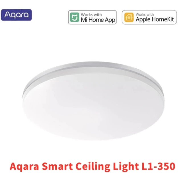 Светильник потолочный Aqara Ceiling Light L1-350 (ZNXDD01LM), ZigBee, 24Вт, φ350×60мм, 2700-6500K, 20㎡
