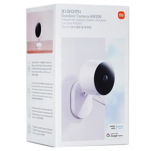 Камера наружного наблюдения Xiaomi Outdoor Camera AW200 (MJSXJ05HL), 2Мп/1080p, F1.6, IP65 Камера наружного наблюдения Xiaomi Outdoor Camera AW200 (MJSXJ05HL), 2Мп/1080p, F1.6, IP65