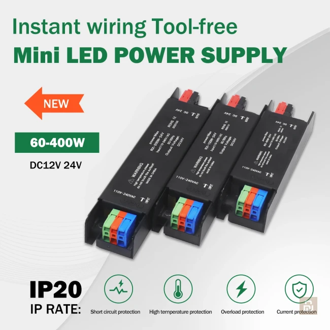 Блок питания DC12V/24V 60-400Вт