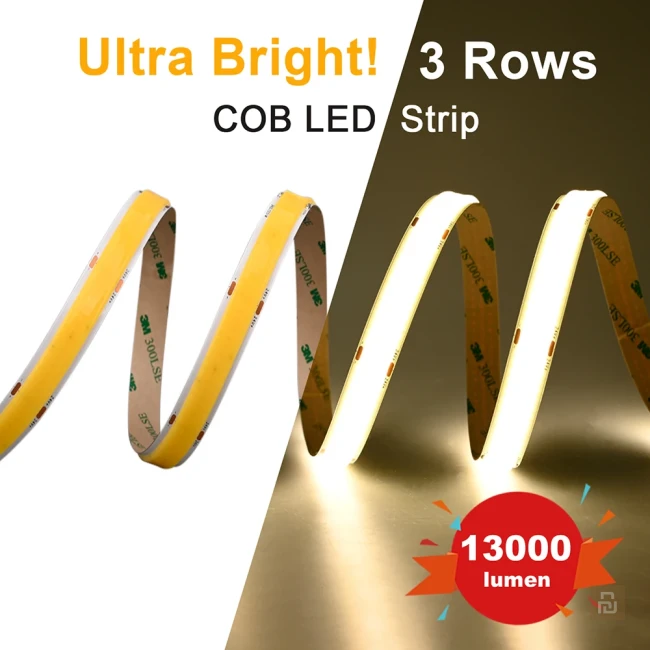 Лента диодная COXO Ultra Bright A5000-D960-40K-V24-R90-NWP-W24-P15-A2, 24В, 25Вт/2600Лм/м, 15мм, IP20, 5м