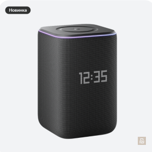 Умная колонка Яндекс.Станция 3 (YNDX-00060BLK), 24Вт, BLE 5.0/Wi-Fi/Zigbee-хаб