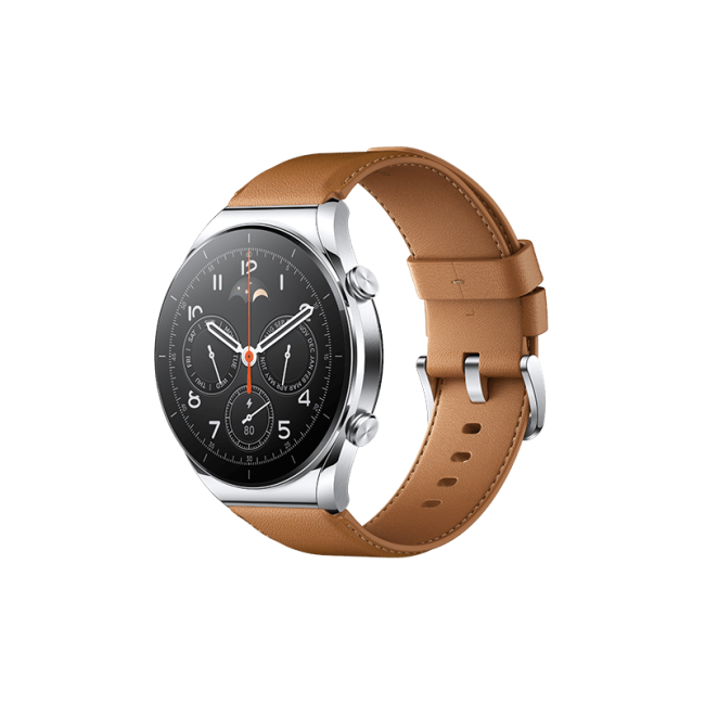 Смарт-часы Xiaomi Watch S1, 1.43"OLED (466x466), 470мАч, сапфир, кожаный ремешок, микрофон