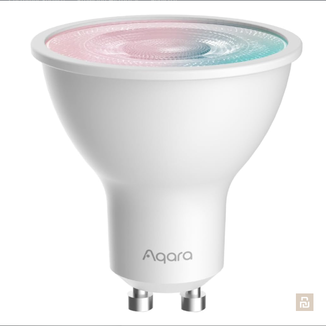 Лампа LED GU10 Aqara Smart LED Light Bulb T2 (LB-L03), 4.9Вт, Thread/Zigbee, 450Лм, 2000–9000К