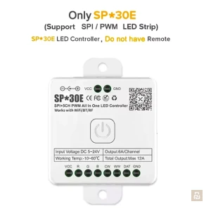 Контроллер диодных лент SPI+5CH (SP630E), BLE/RF, BanlanX
