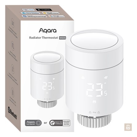 Терморегулятор для батареи Aqara Smart Radiator Thermostat W600 (WT-A03D), ZigBee 3.0/Thread