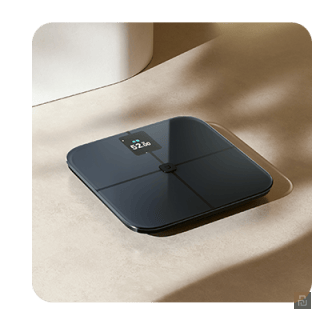 Весы умные Xiaomi Body Fat Scale S400 Pro (MJTZC03YM), 3.5", BLE 5.0, 0.1-150кг, жировая масса