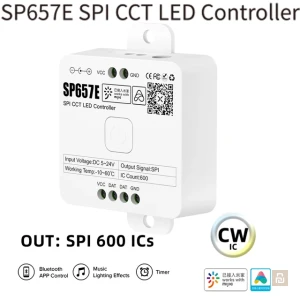 Контроллер адресных диодных лент Mijia SPI CCT (SP657E), Bluetooth, IC:600, Xiaomi Home
