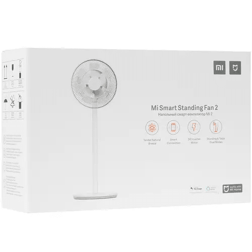 Вентилятор напольный Xiaomi Smart Standing Fan 2 (BPLDS02DM), 15Вт, WI-FI, бесщеточный мотор