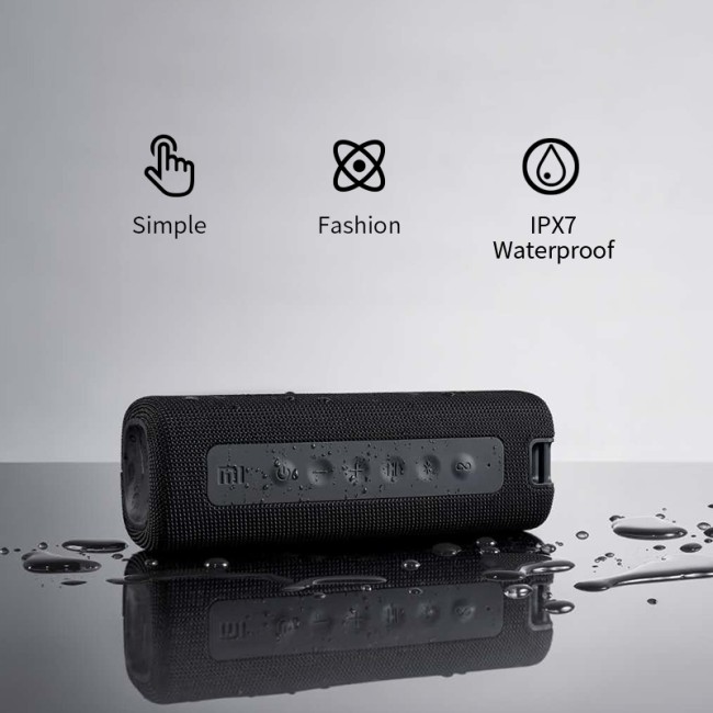 Колонка портативная Xiaomi Mi Portable TWS Bluetooth Speaker (MDZ-36-DB), 16Вт, BLE 5.0, 2600мАч/13 час.